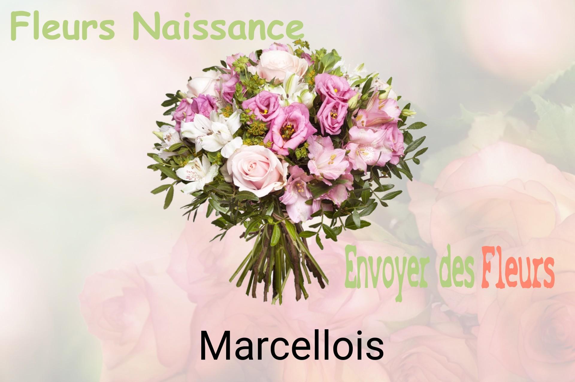 Bouquet de fleurs de naissance livré à Marcellois